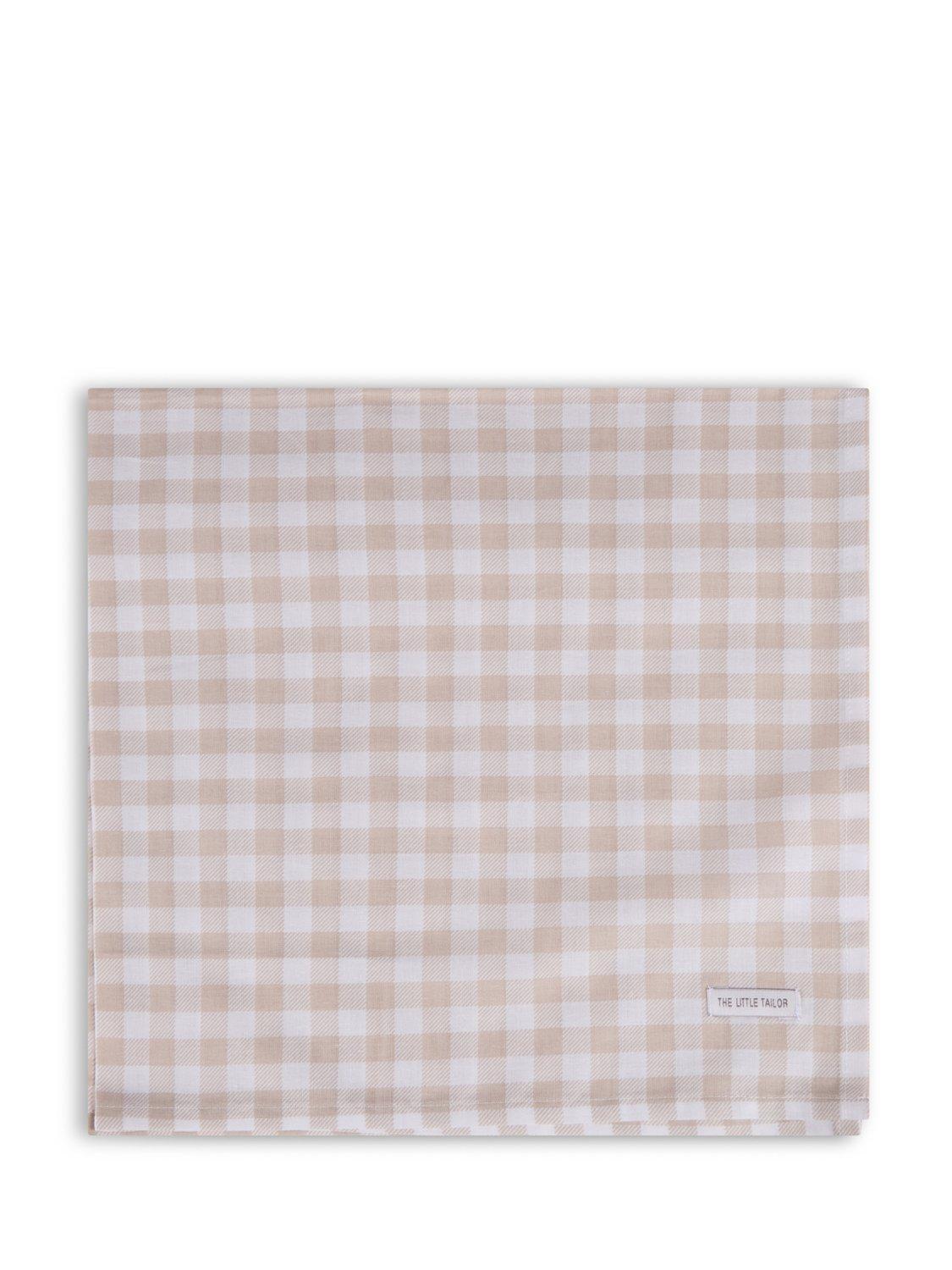 The Little Tailor baby muslin cloths pack of 4 neutral floral (British brand)