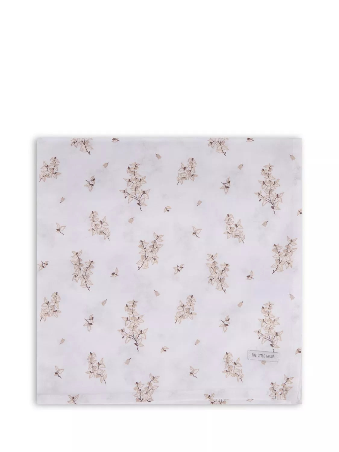 The Little Tailor baby muslin cloths pack of 4 neutral floral (British brand)
