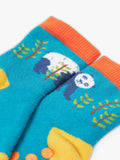 Frugi kids grippy socks panda multi pack of 2 (British brand)