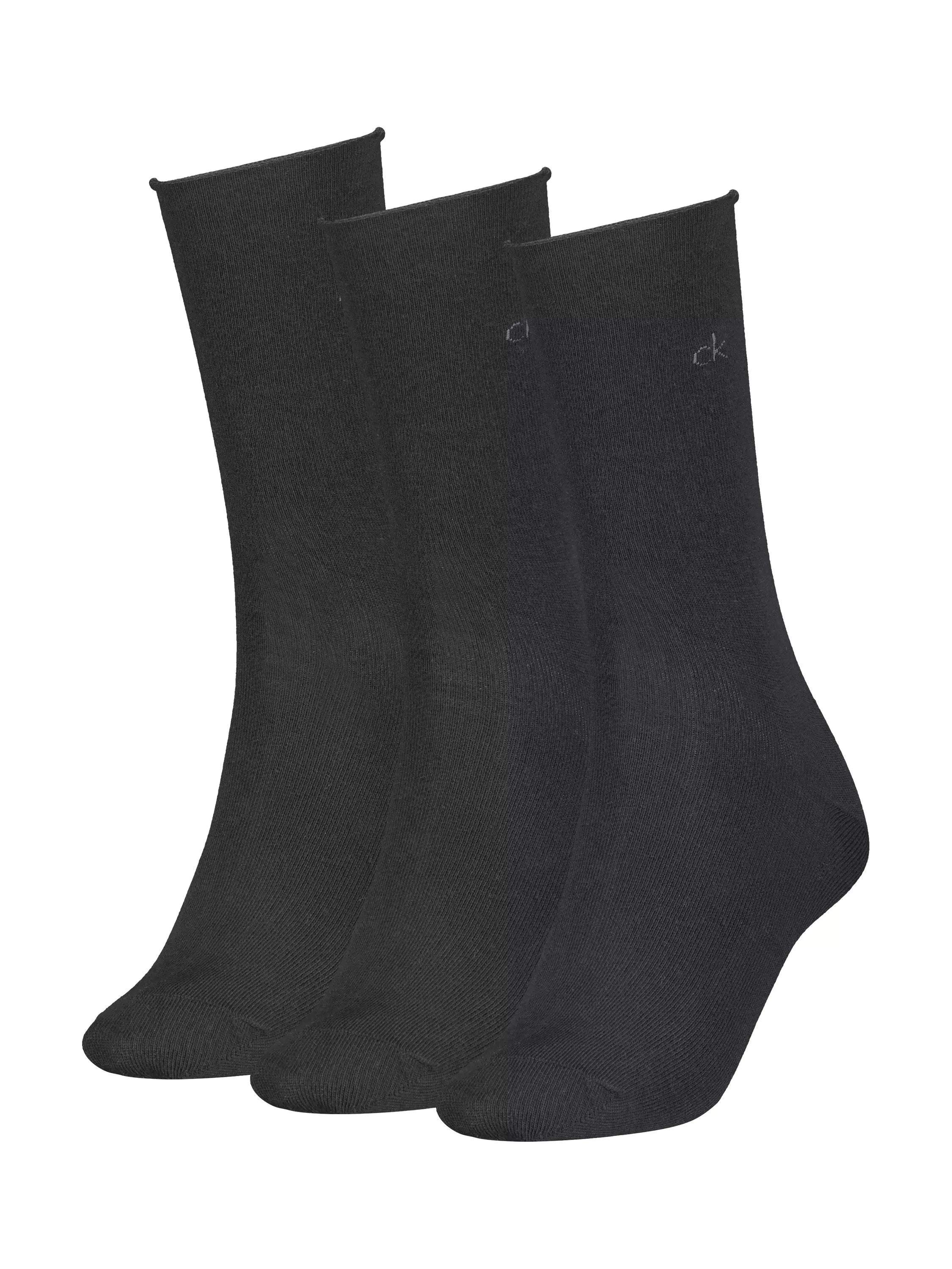 Calvin Klein women's socks pack of 3 black - British product