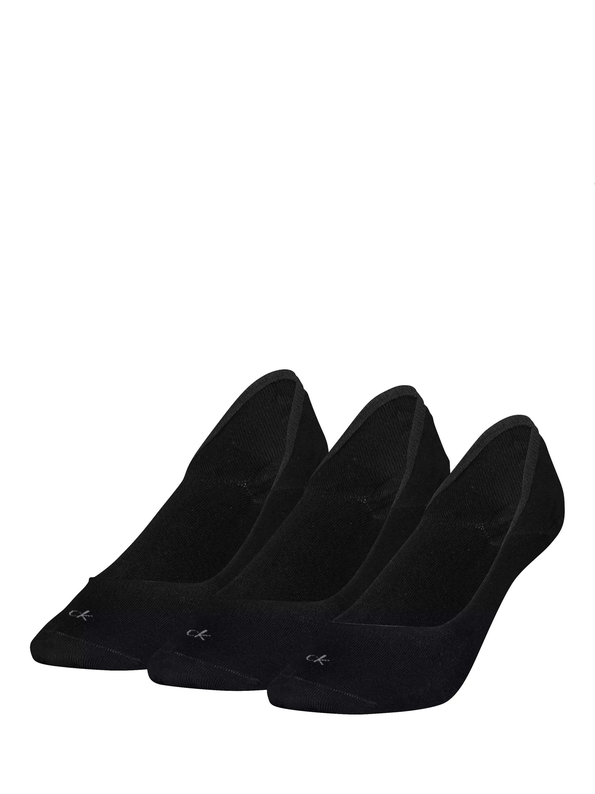 Calvin Klein invisible liner socks black pack of 3 - British product