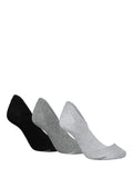 Calvin Klein invisible liner socks grey marl pack of 3 (British brand)