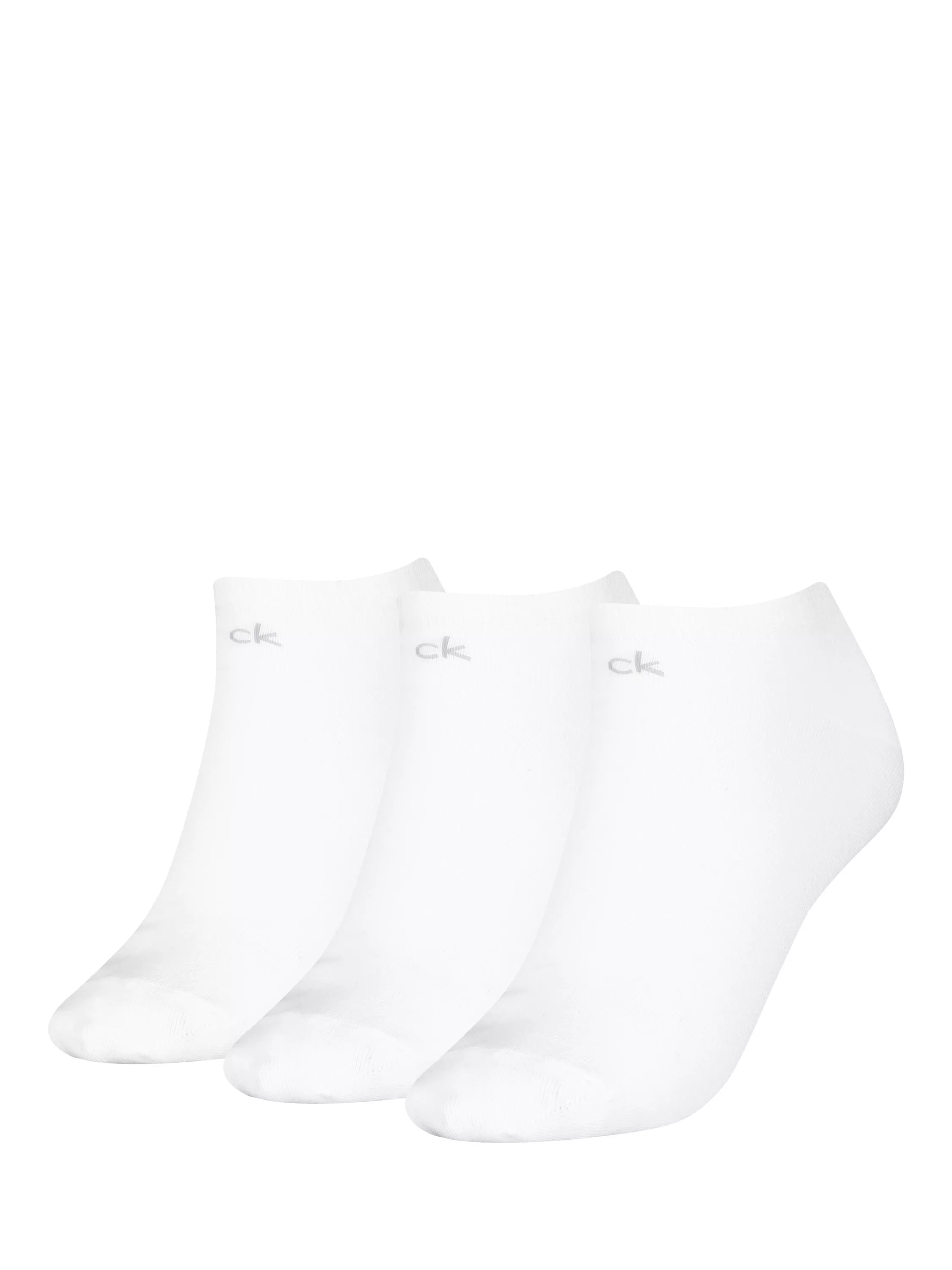 Calvin Klein Trainer Ankle Socks Pack of 3 Black