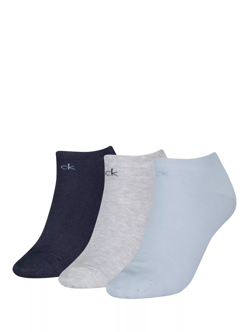 Calvin Klein Trainer Ankle Socks Pack of 3 Black