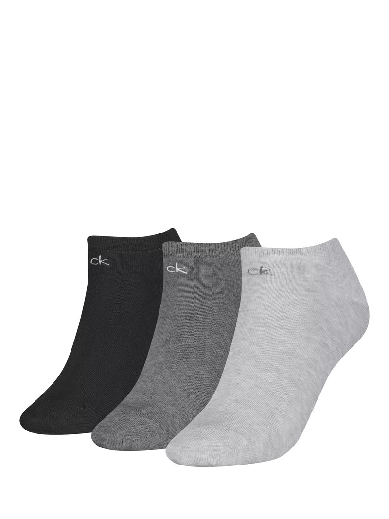 Calvin Klein Trainer Ankle Socks Pack of 3 Black