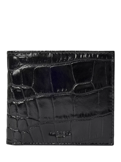 John Lewis Hackett London Leather Croc Stamped Wallet- Buy online at McGrocer