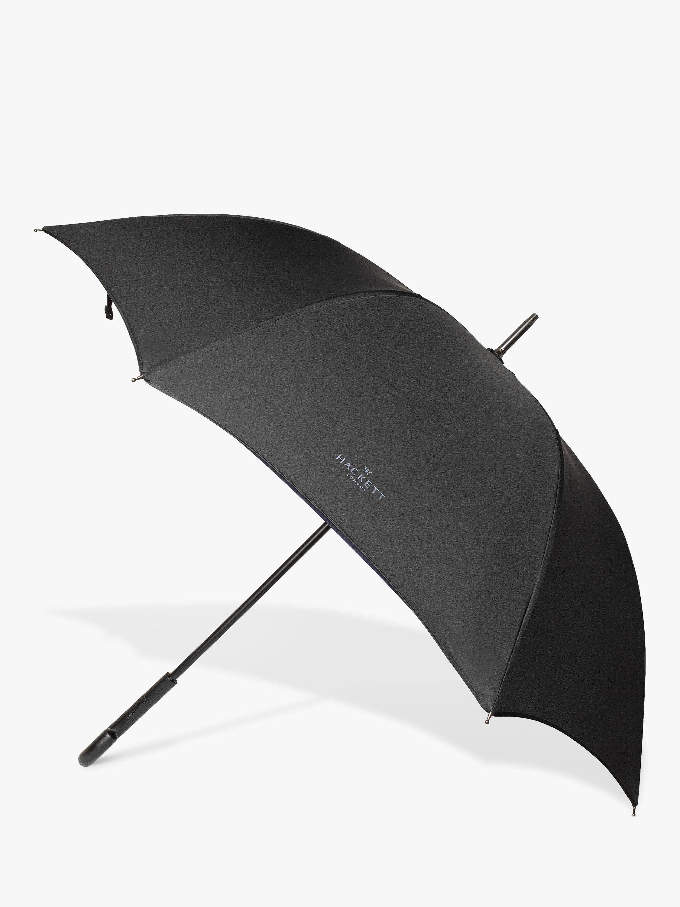 Hackett London black umbrella, imported from the UK