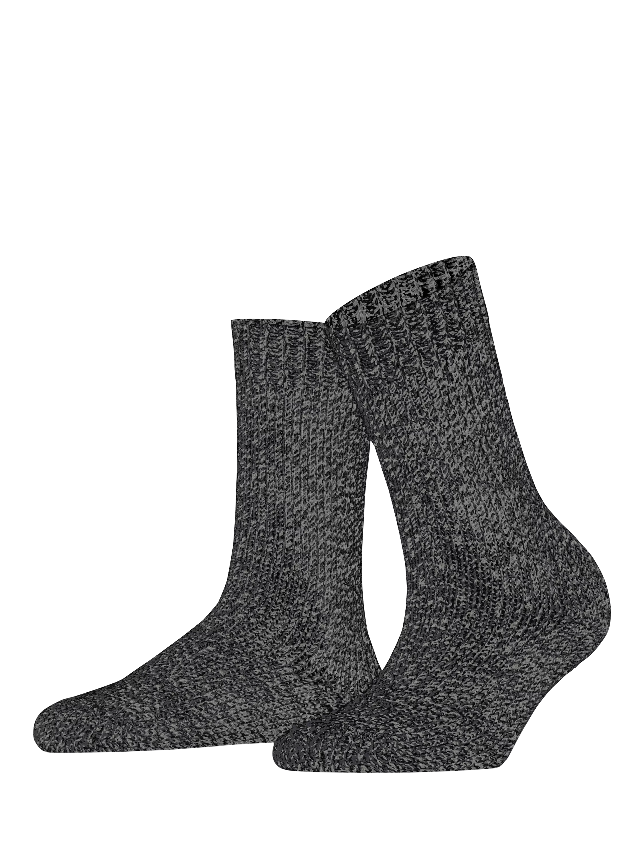 FALKE Marble Cloud ankle socks black/grey (British brand)