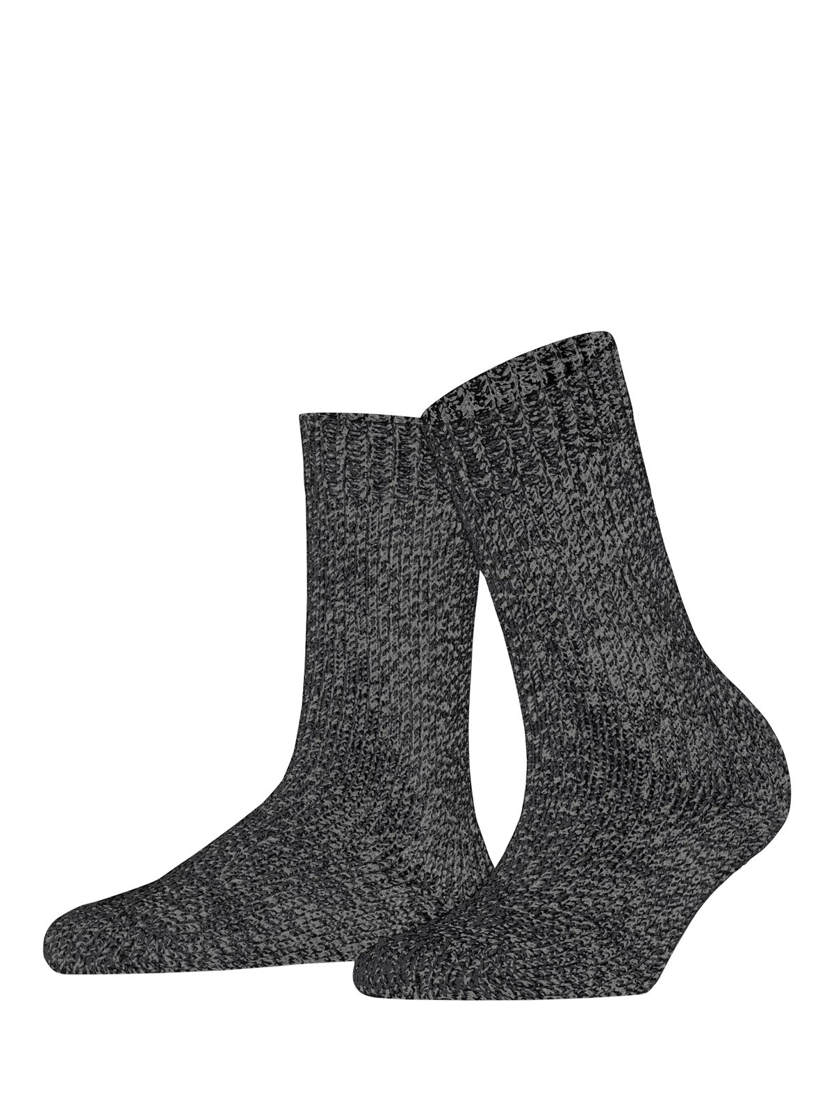 FALKE Marble Cloud ankle socks black/grey (British brand)
