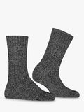 FALKE Marble Cloud ankle socks black/grey (British brand)