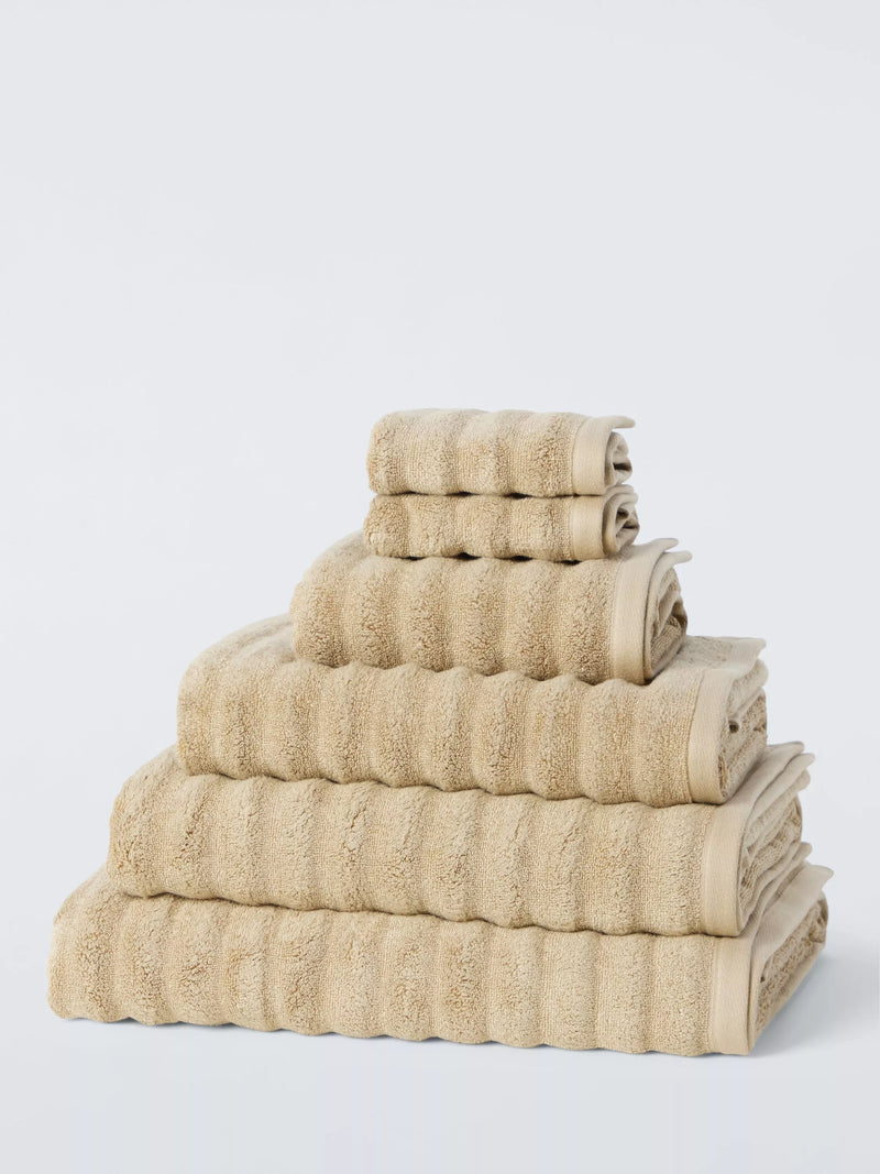 John Lewis Luxury Spa Towels containing TENCEL™ Modal, Camel, Face Cloth (Set of2)