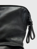AllSaints Haven Force Leather Backpack Black (British brand)