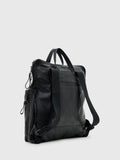 AllSaints Haven Force Leather Backpack Black (British brand)
