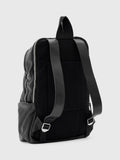 AllSaints Finn leather backpack black - British product
