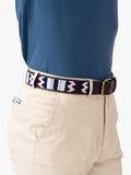 KOY Maasai beaded leather belt, UK version