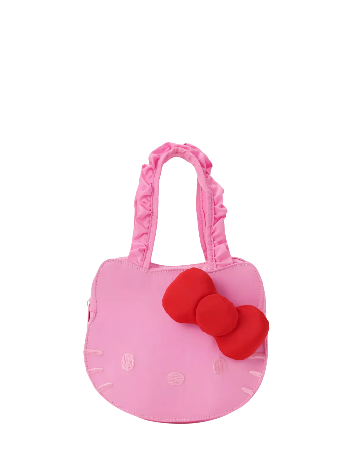 Small Stuff Hello Kitty ruffle strap handbag bright pink - British product