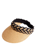 Seaspray Amelia Braided Straw Sun Visor