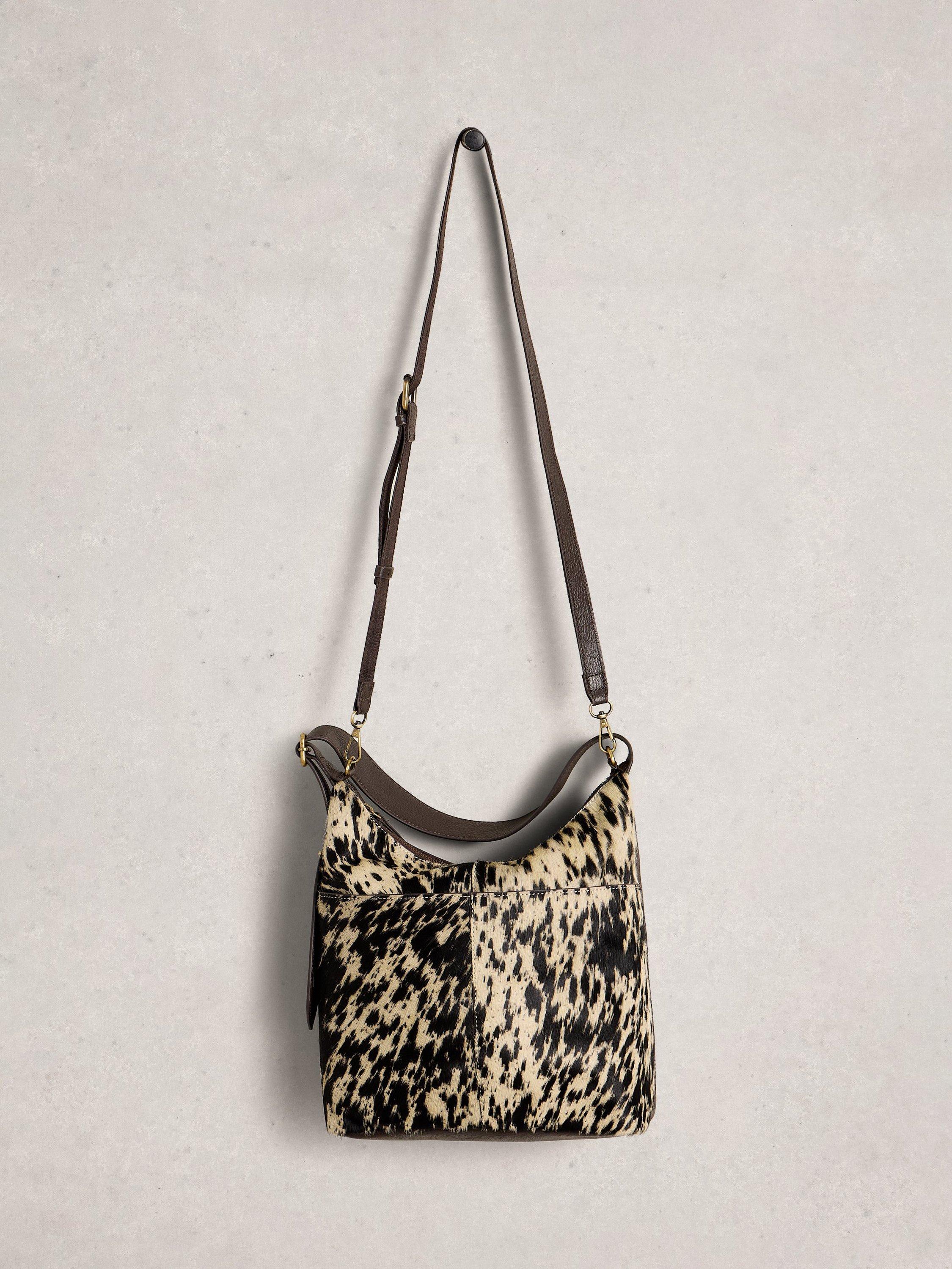 White Stuff Sophia leather crossbody bag with adjustable strap - British product