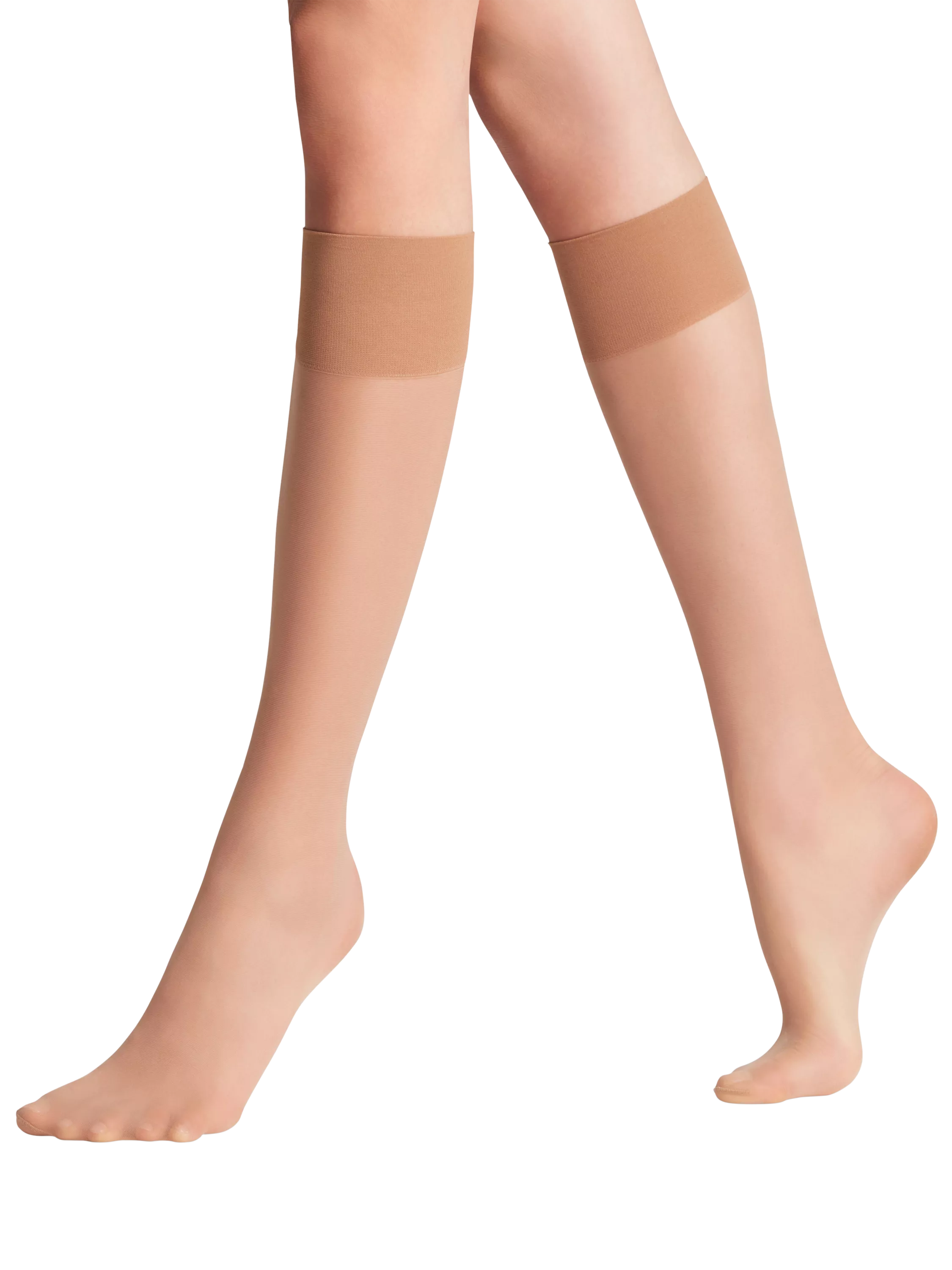 FALKE Pure Matt 20 Sheer Knee High Socks, Powder, S-M