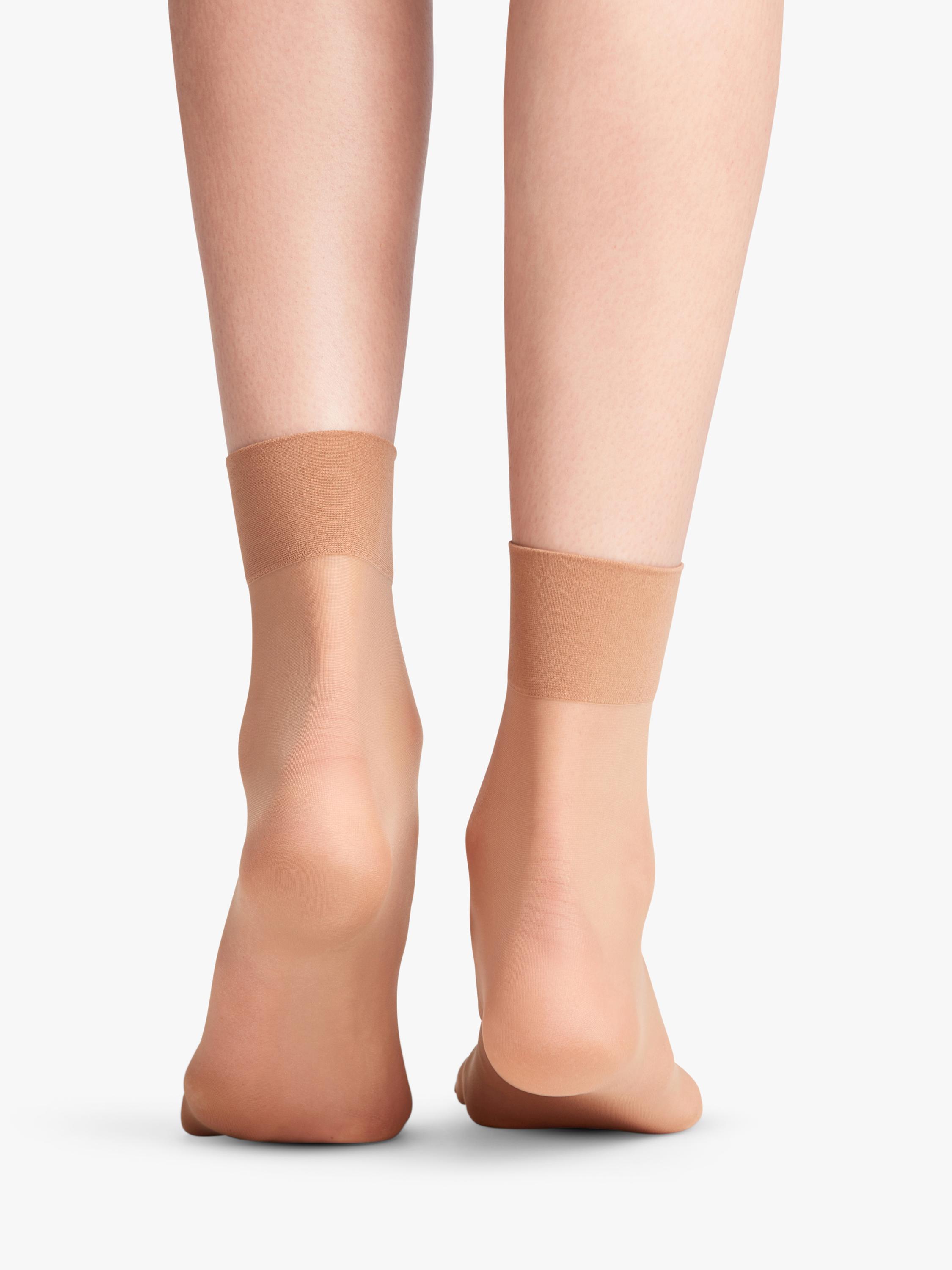 FALKE women's 20 denier pure matt ankle socks (British brand)