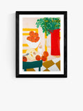 East End Prints Lucy Muss framed print Oeuf a la Coque - British product