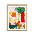 East End Prints Lucy Muss framed print Oeuf a la Coque - British product