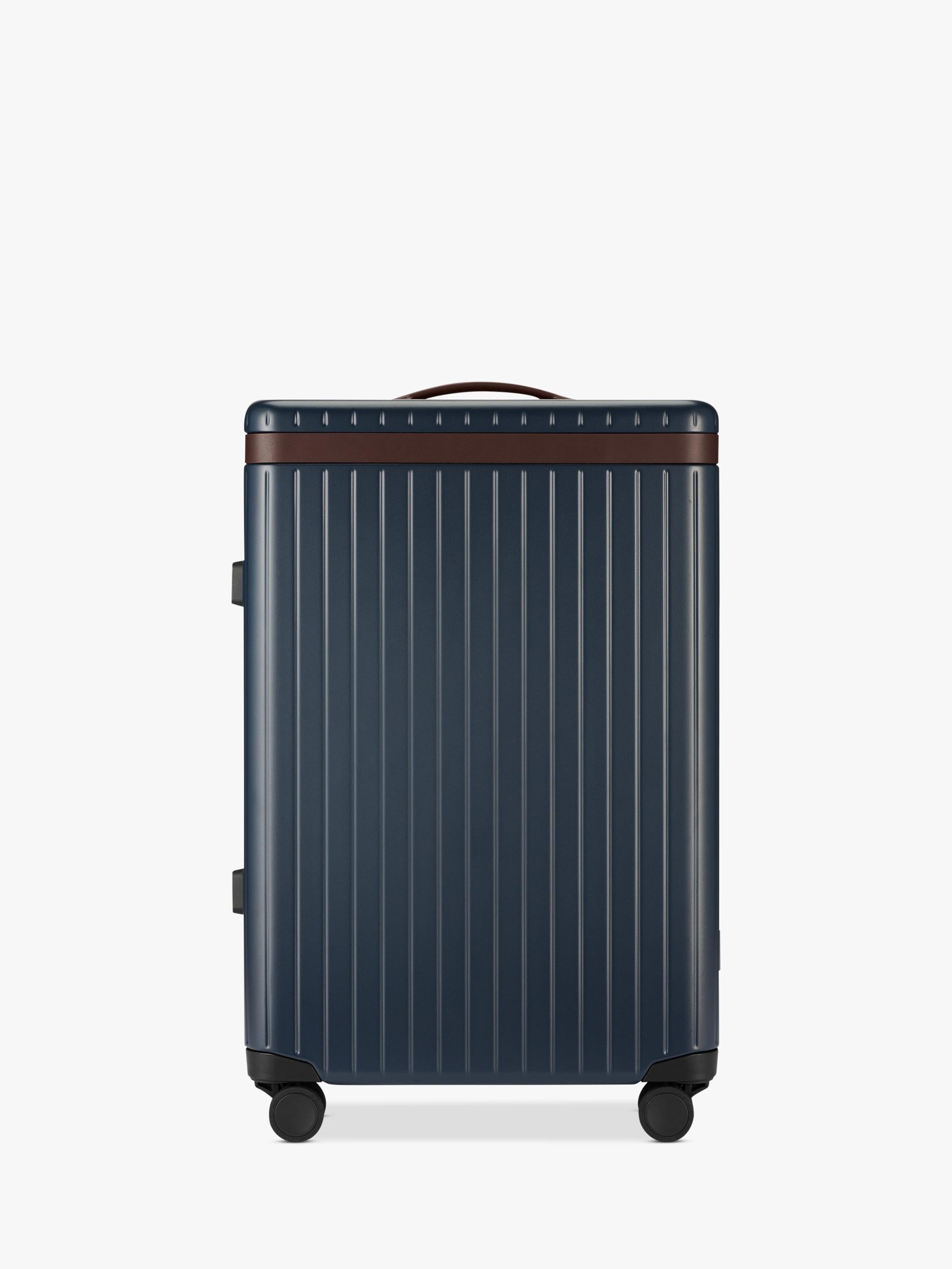 Carl Friedrik 67cm check-in suitcase Navy (British brand)