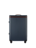 Carl Friedrik The Check-In 4-Wheel Medium Suitcase 69L Navy Hackett
