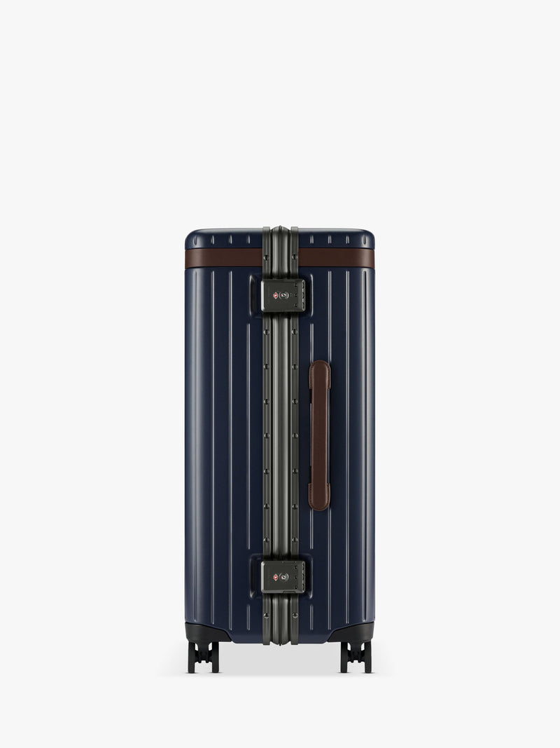 Carl Friedrik 67cm check-in suitcase Navy (British brand)