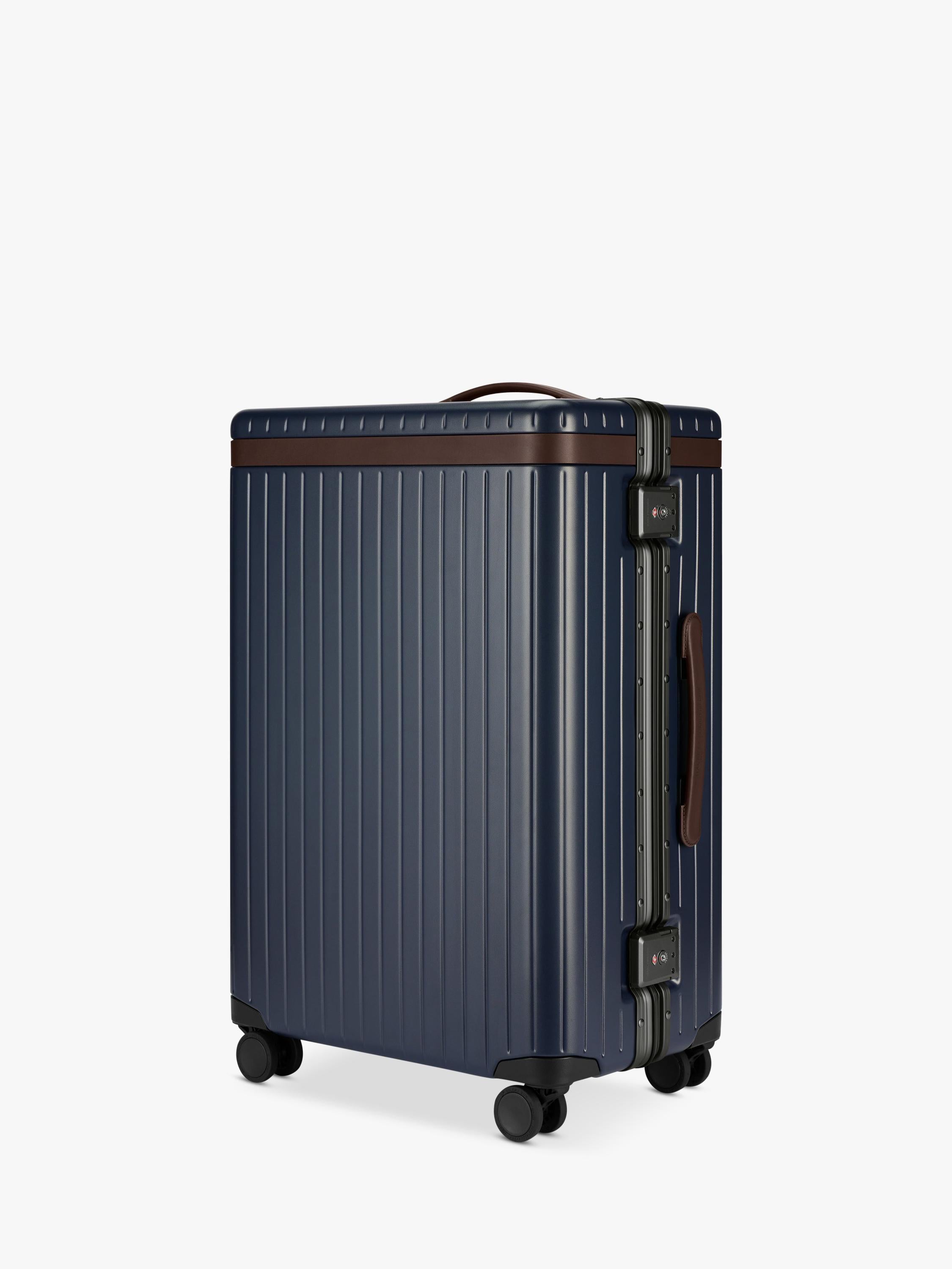 Carl Friedrik 67cm check-in suitcase Navy (British brand)