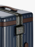 Carl Friedrik 67cm check-in suitcase Navy (British brand)
