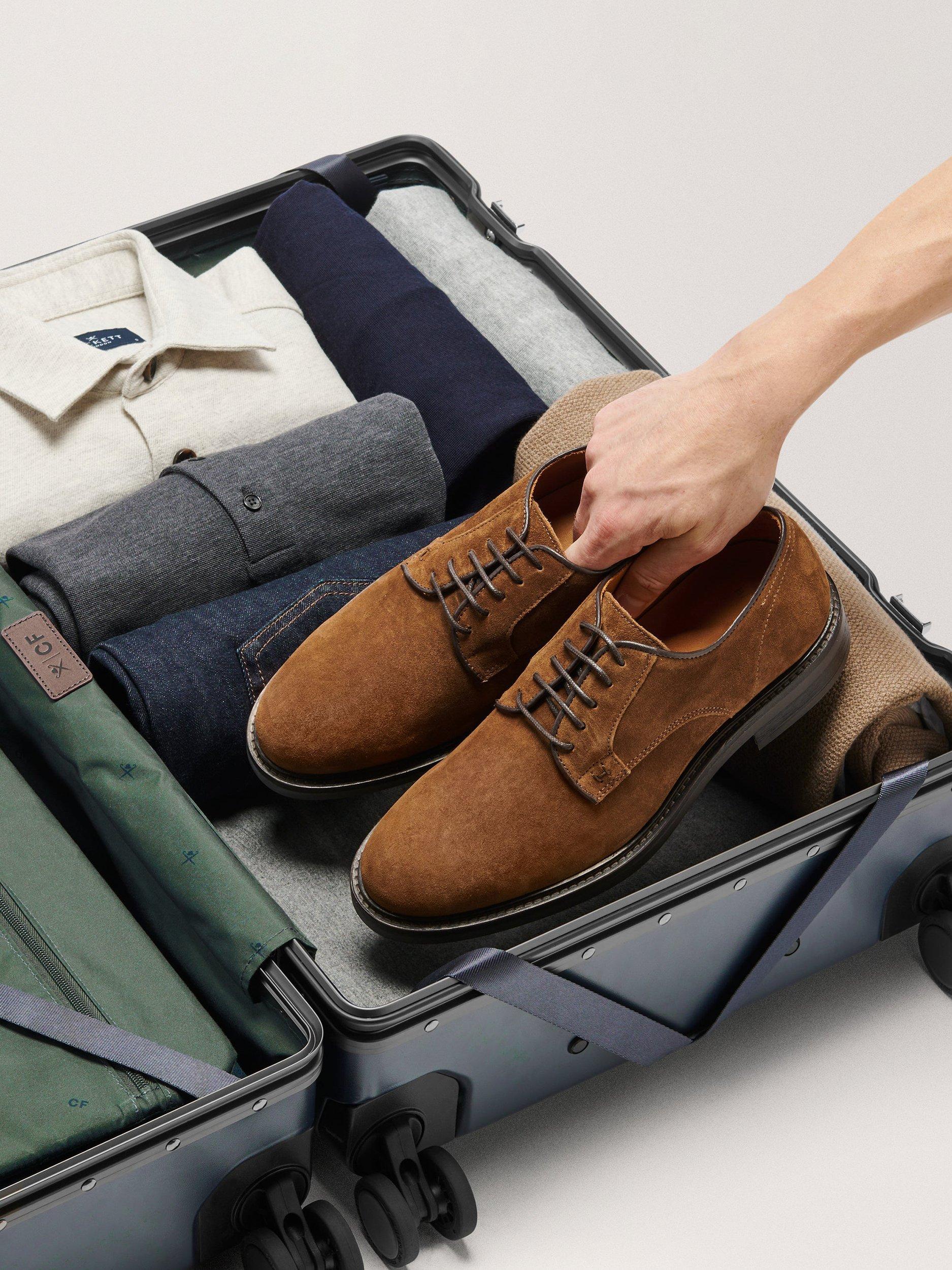 Carl Friedrik 67cm check-in suitcase Navy (British brand)