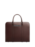 Carl Friedrik Palissy Leather Overnight Bag 27L Chocolate, UK version