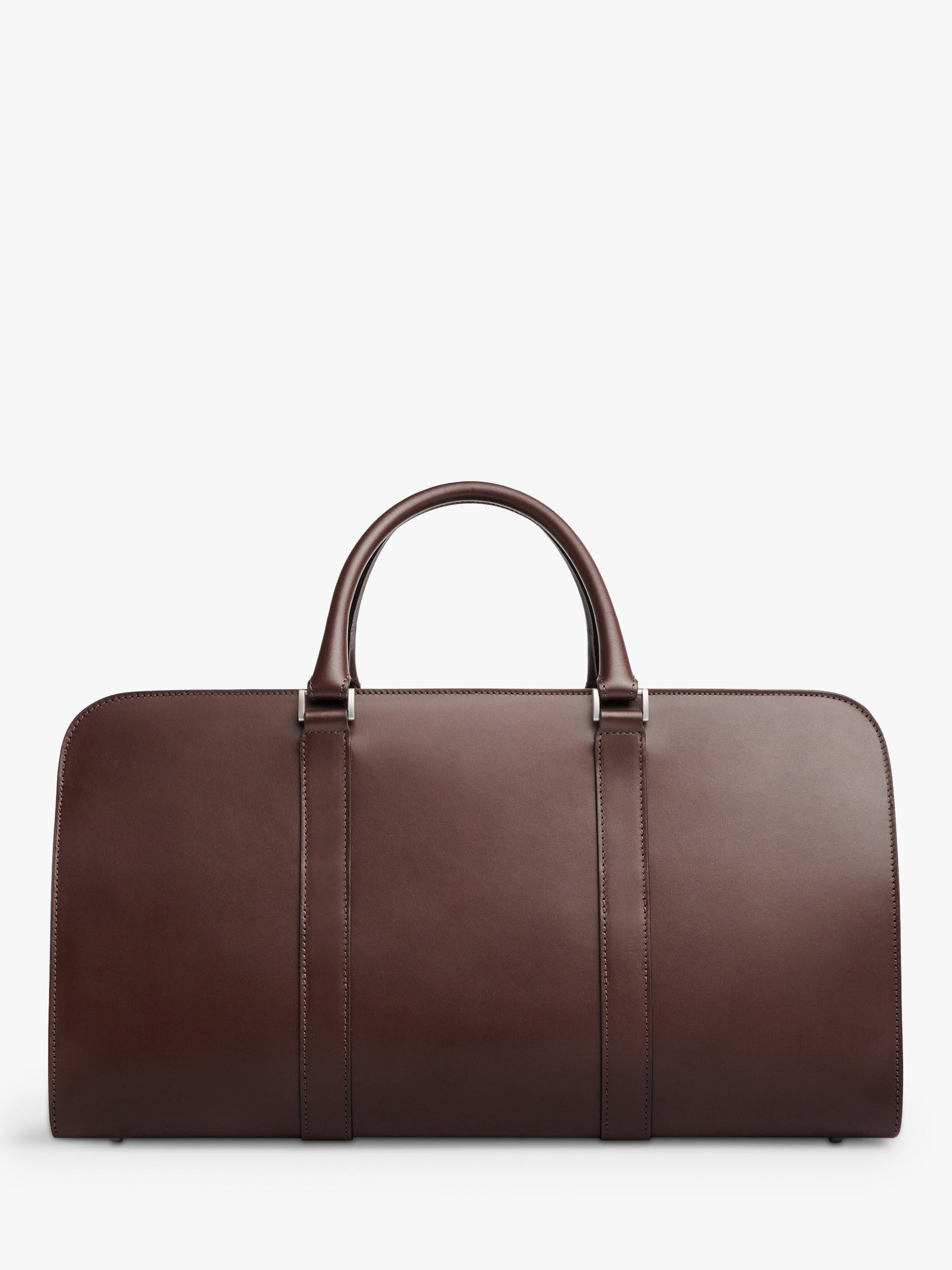 Carl Friedrik Palissy leather weekend bag 30L (British brand)