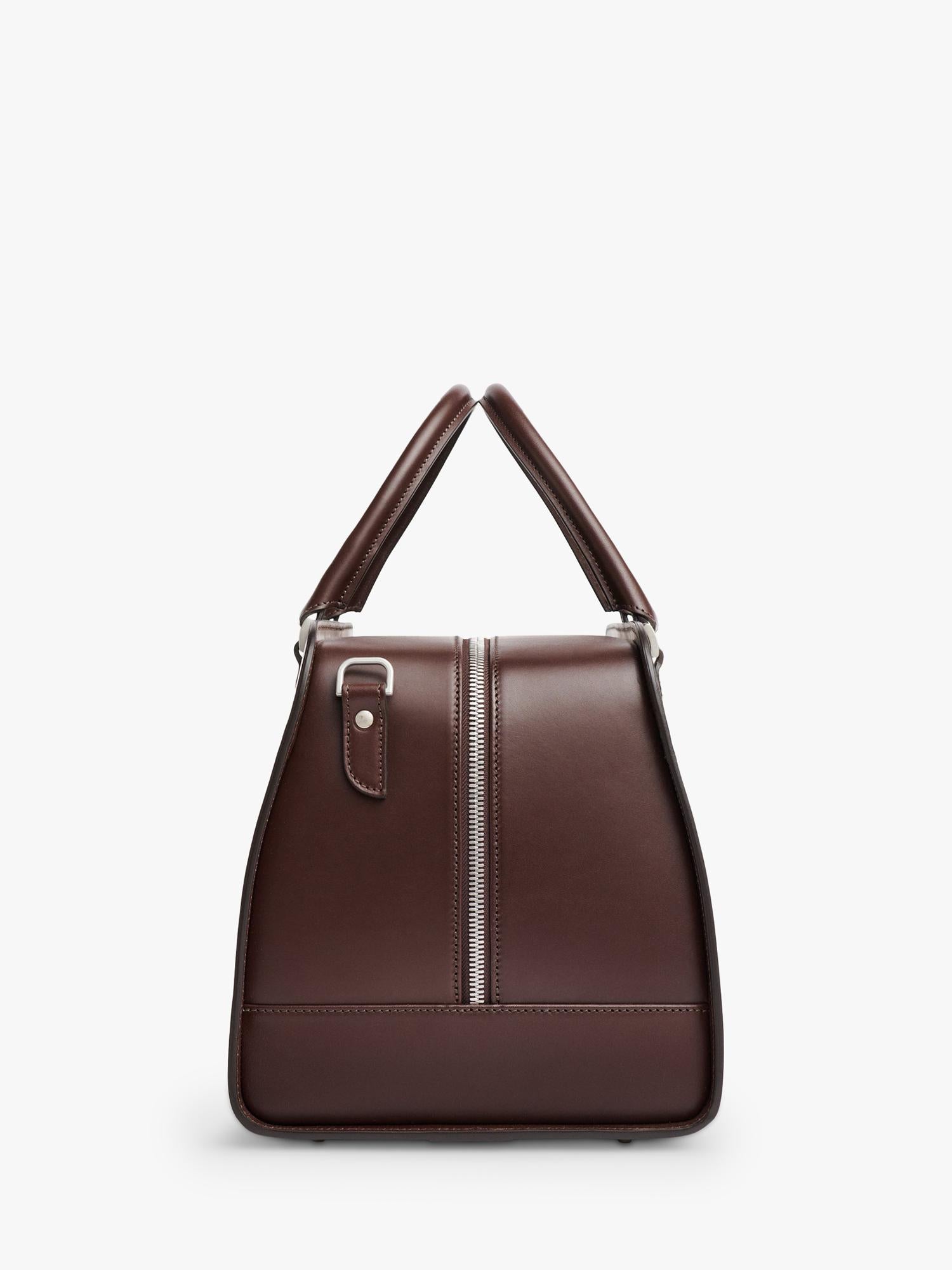 Carl Friedrik Palissy leather weekend bag 30L (British brand)