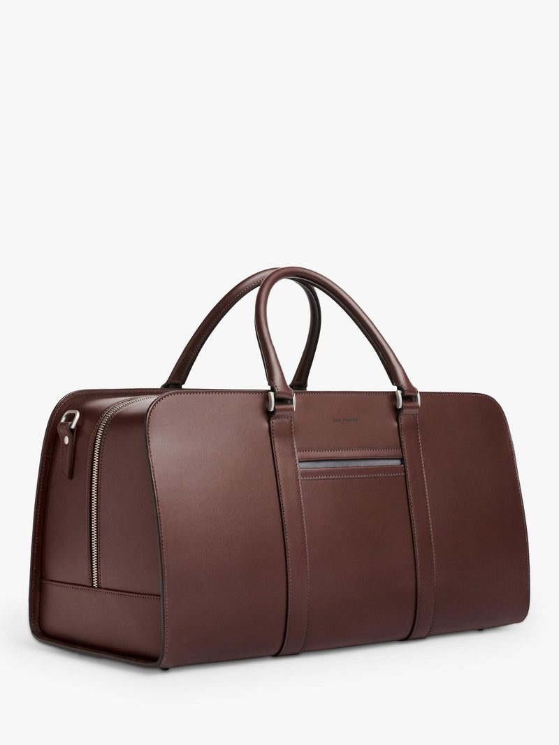 Carl Friedrik Palissy leather weekend bag 30L (British brand)