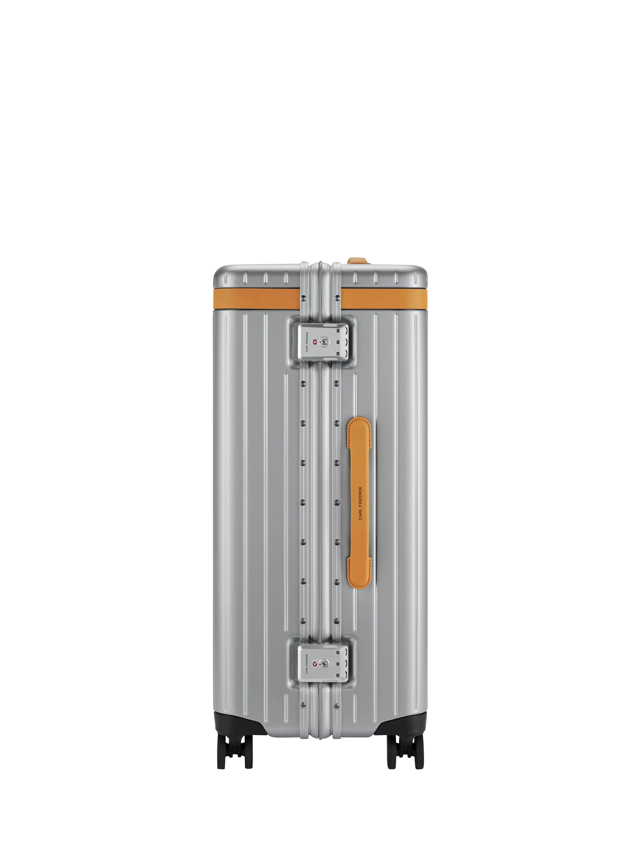 Carl Friedrik Check-In suitcase 67cm Arctic Grey (British brand)
