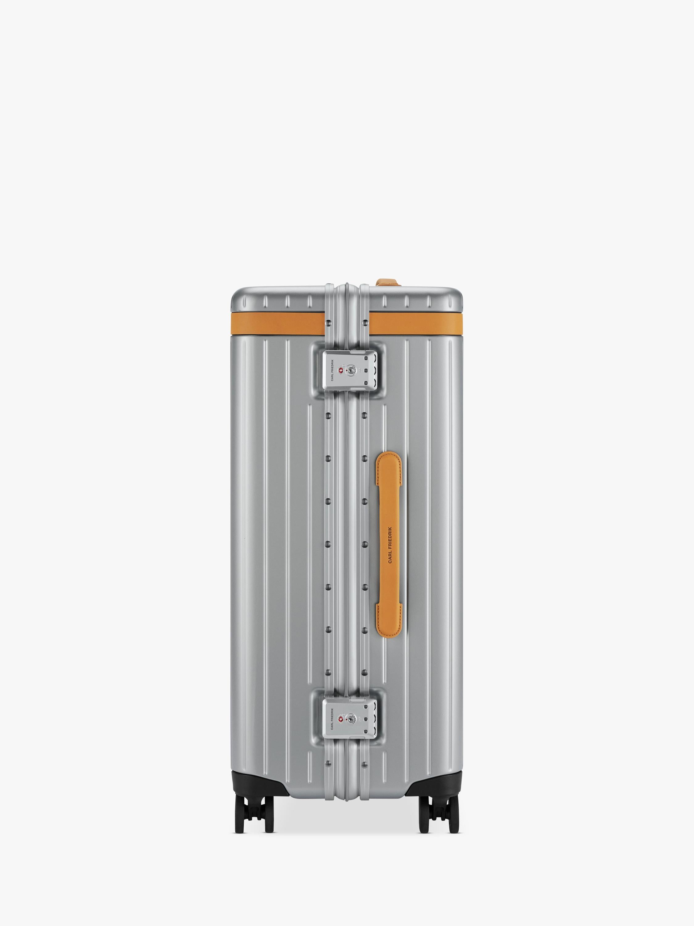 Carl Friedrik Check-In suitcase 67cm Arctic Grey (British brand)
