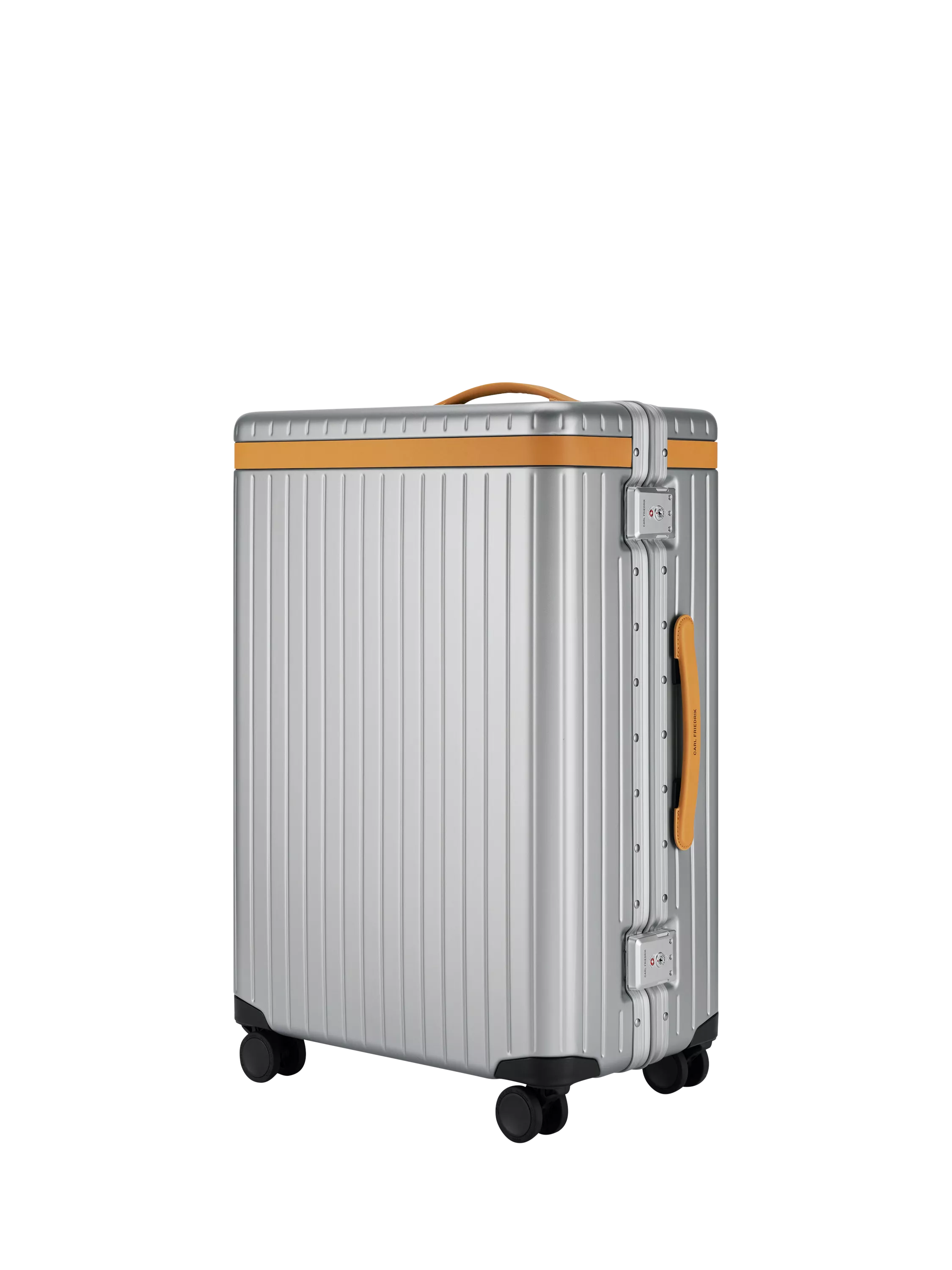 Carl Friedrik Check-In suitcase 67cm Arctic Grey (British brand)