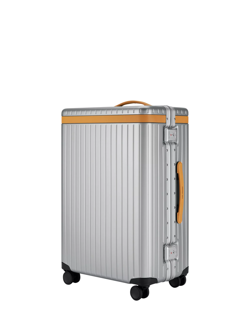 Carl Friedrik Check-In suitcase 67cm Arctic Grey (British brand)