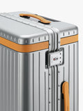 Carl Friedrik Check-In suitcase 67cm Arctic Grey (British brand)