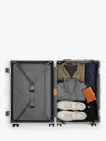 Carl Friedrik Check-In suitcase 67cm Arctic Grey (British brand)