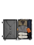 Carl Friedrik Check-In suitcase 67cm Arctic Grey (British brand)