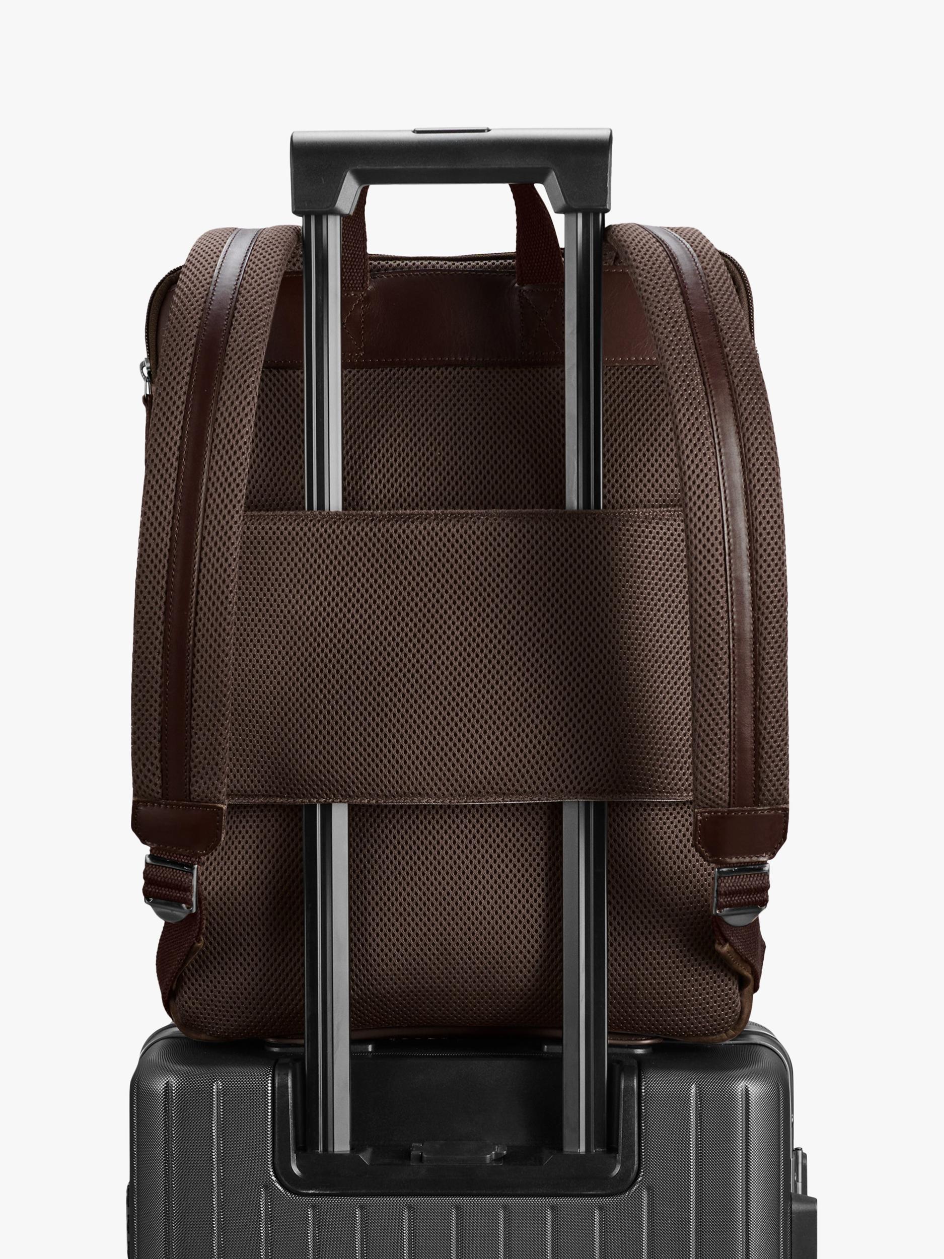Carl Friedrik City-Hopper leather backpack 23L, imported from the UK