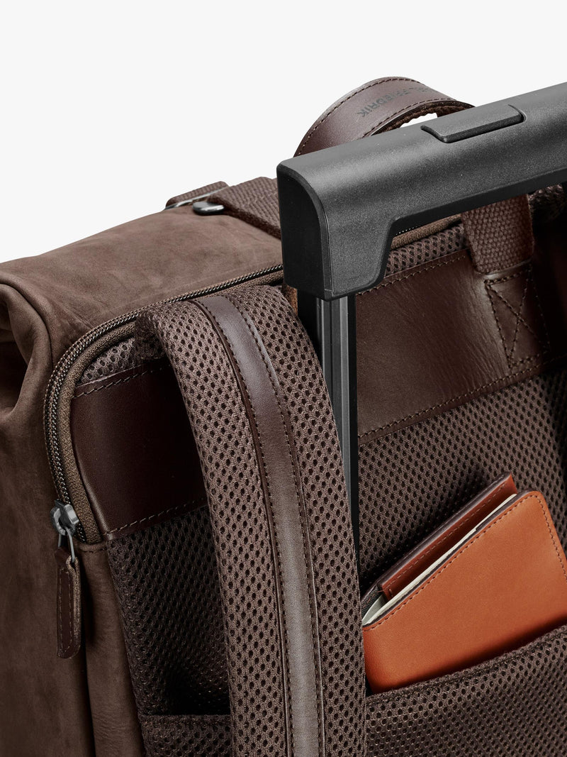 Carl Friedrik City-Hopper leather backpack 23L, imported from the UK