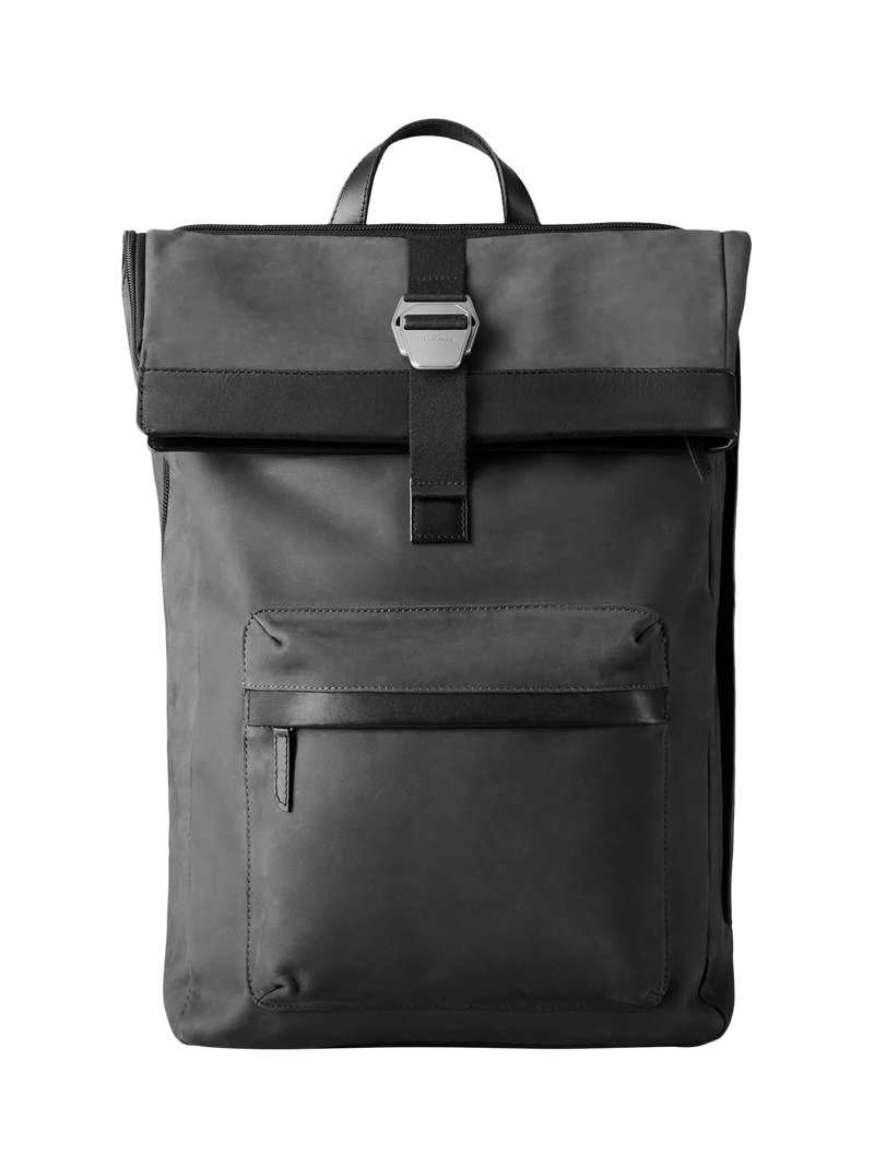 Carl Friedrik City-Hopper Fold Top Leather Backpack 23L