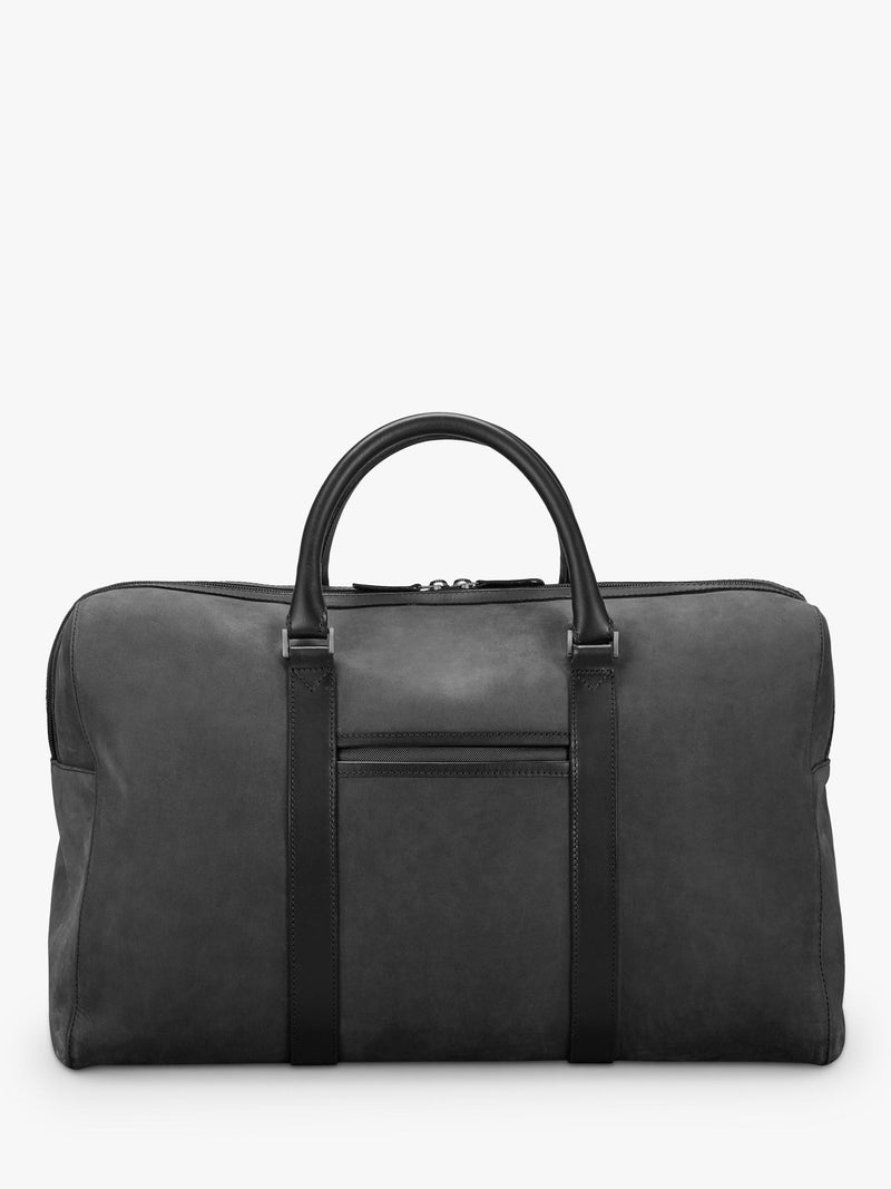 Carl Friedrik nubuck leather weekender holdall bag 35L, UK version