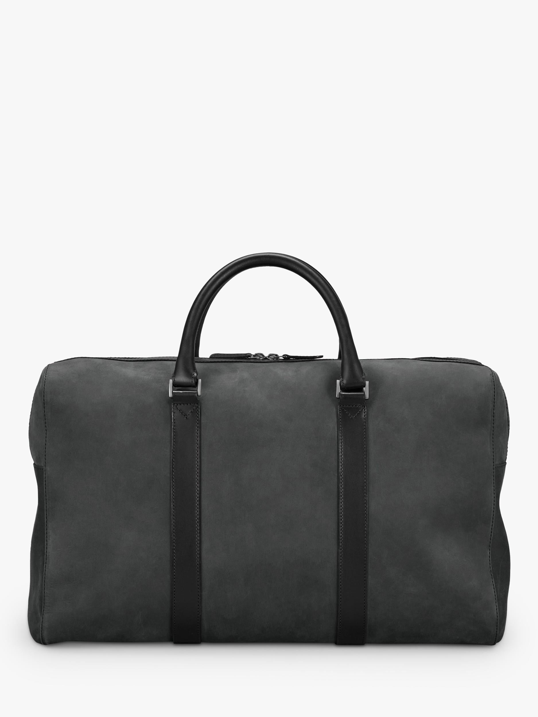 Carl Friedrik nubuck leather weekender holdall bag 35L, UK version