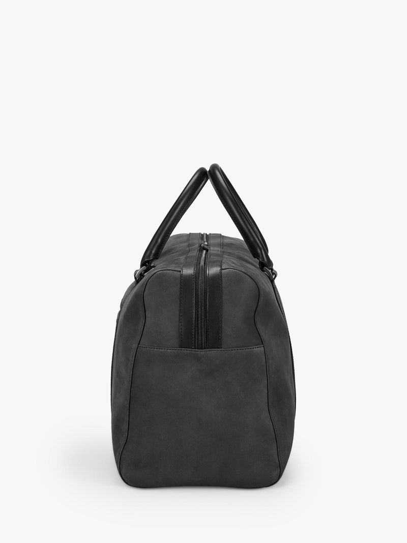 Carl Friedrik nubuck leather weekender holdall bag 35L, UK version