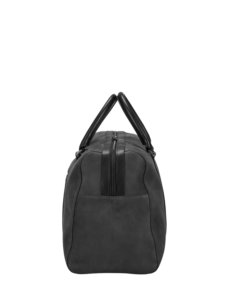 Carl Friedrik nubuck leather weekender holdall bag 35L, UK version